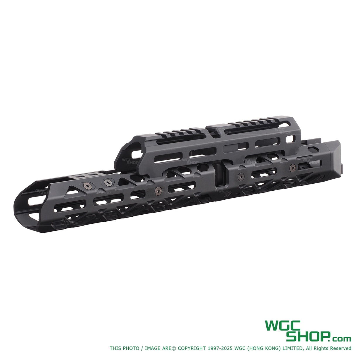 Black 5KU 1U004B KPYK style aluminum handguard for Marui AKM GBB with M-LOK slots