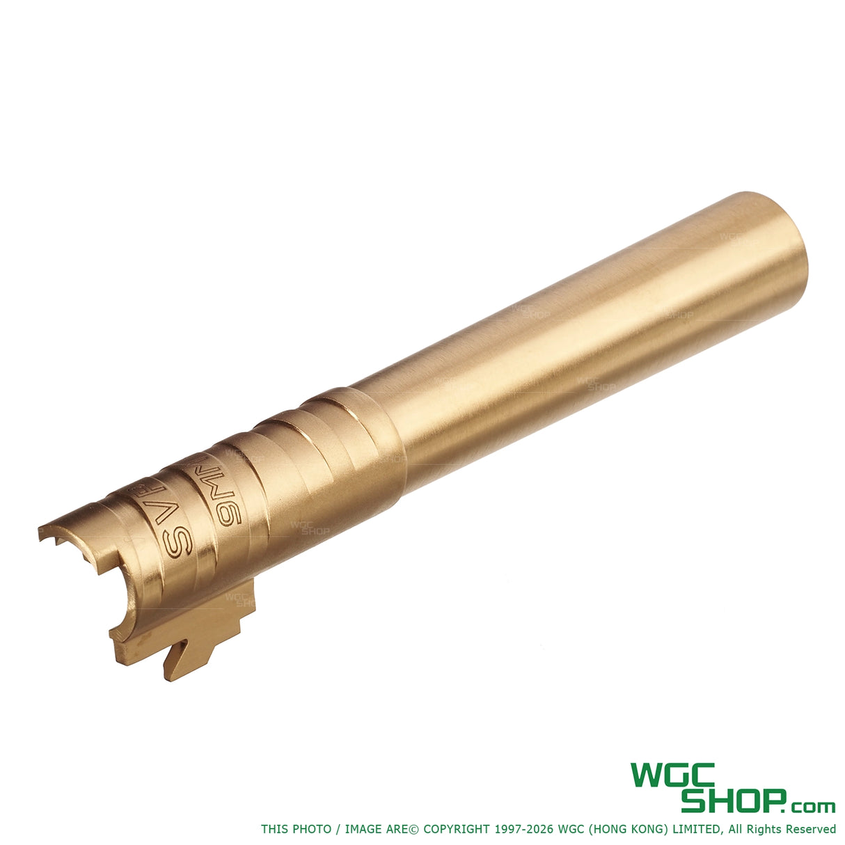 5KU 5.1 Inch Infinity SVP Stainless Barrel for MARUI Hi - Capa GBB 9mm Marking 5KU-GB-609-GD - WGC Shop
