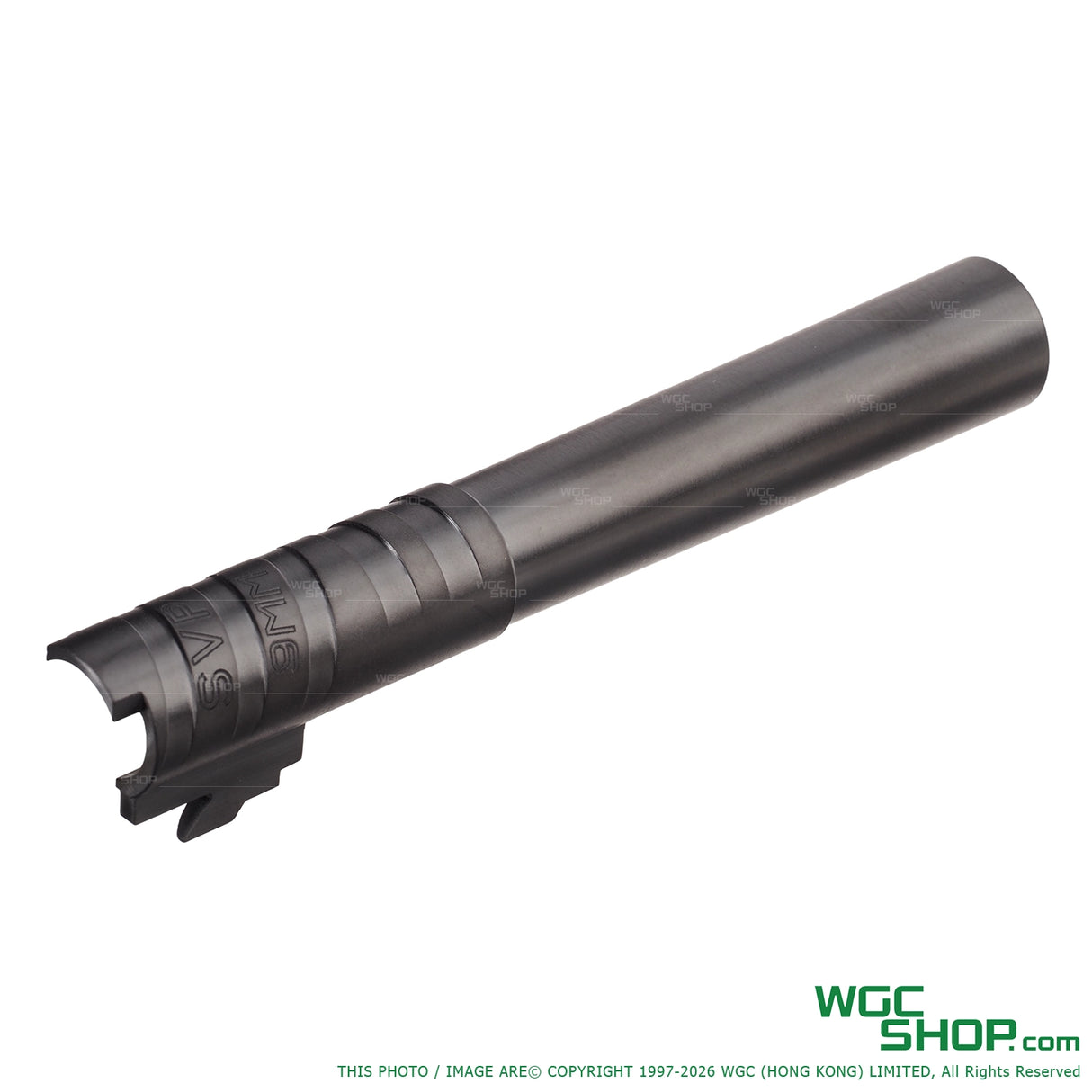 5KU 5.1 Inch Infinity SVP Stainless Barrel for MARUI Hi - Capa GBB 9mm Marking 5KU-GB-609-BK - WGC Shop