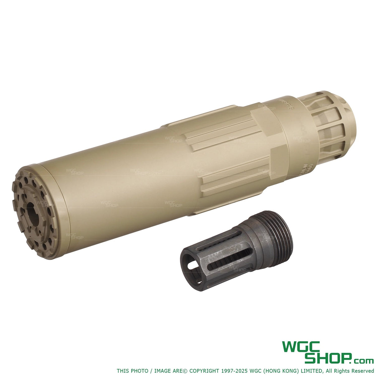 5KU CGS SIX Style Barrel Extendion w/ 14mm CCW Flash Hider ( 5KU-400 )-5KU-400-T