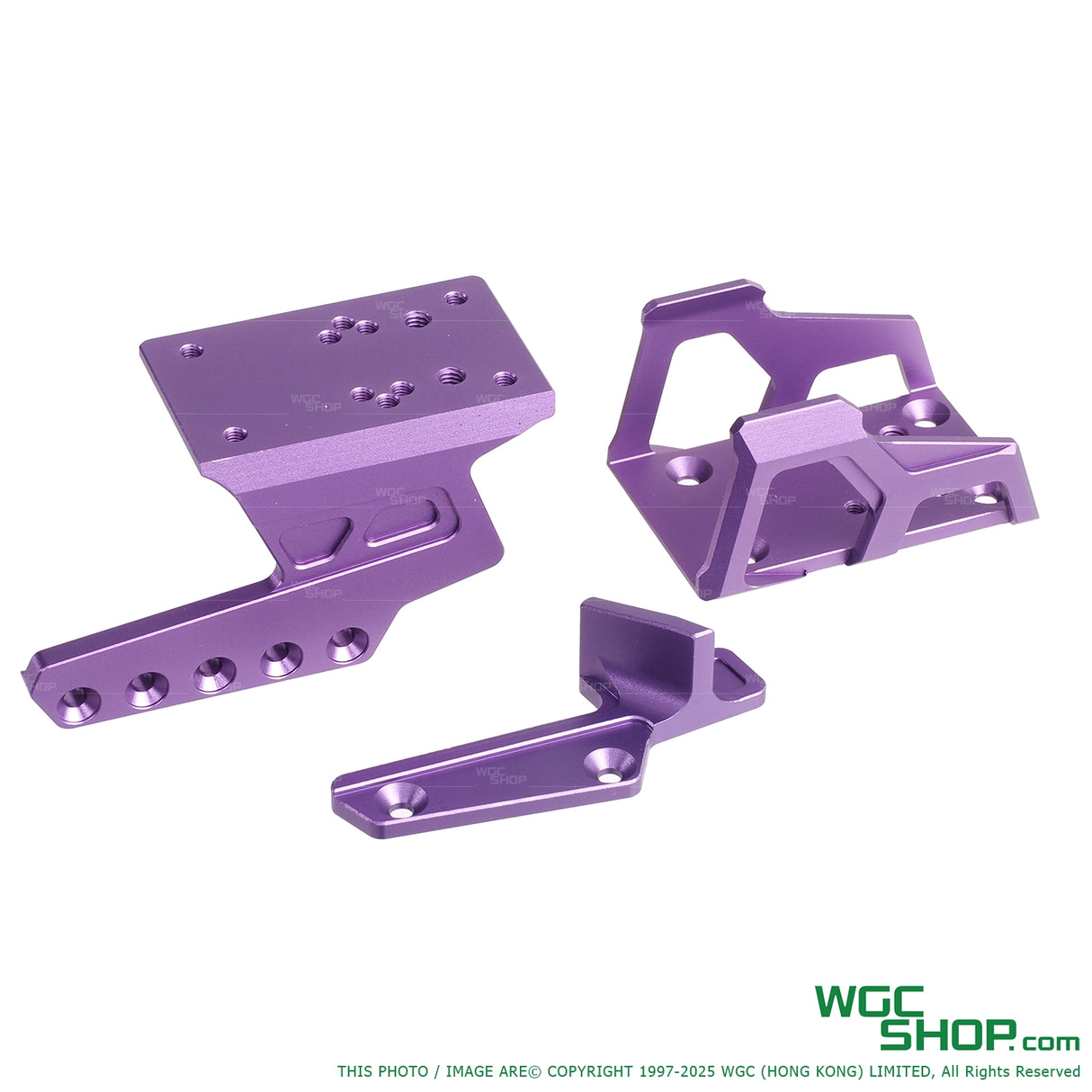 Purple 5KU exoskeleton optic mount 5KU-GB-623