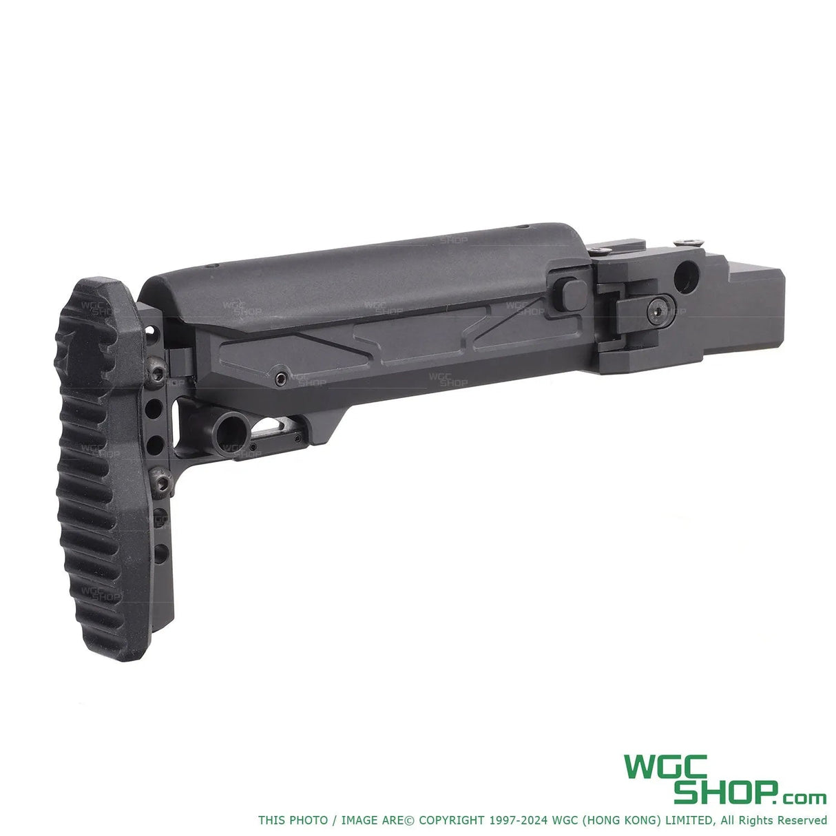 5KU Folding Telescopic Buttstock w/ Cheek Riser for GHK AKM V2 GBB Airsoft ( 5KU-397 )-WGC Shop