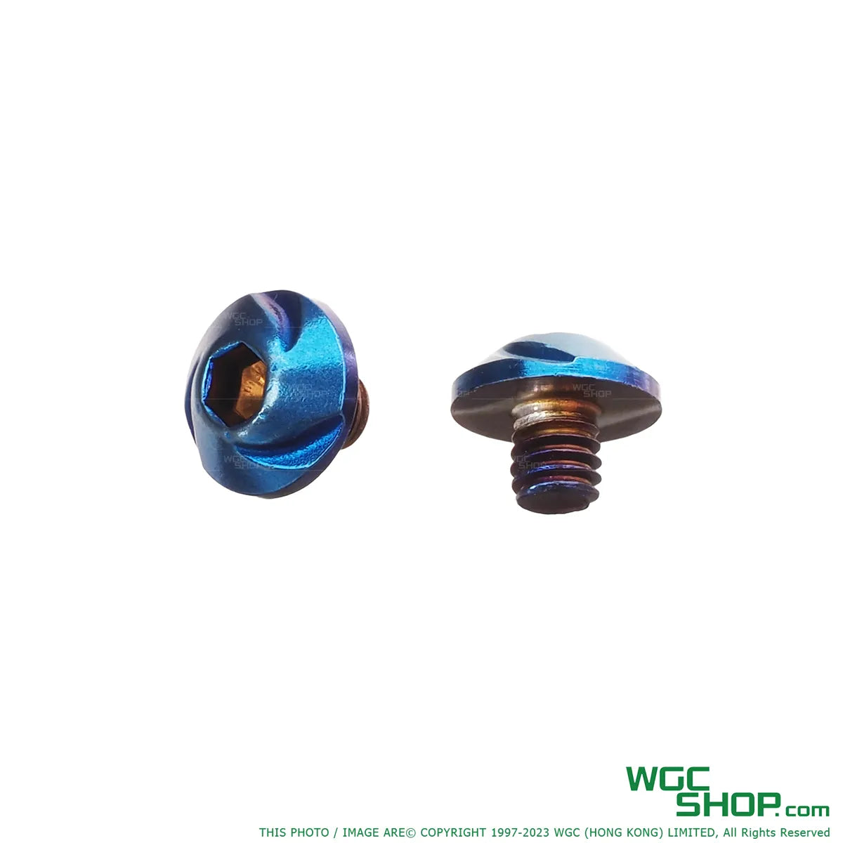 5KU Stainless Grip Screw Type-B for MARUI Hi-Capa GBB ( GB-646 ) Blue