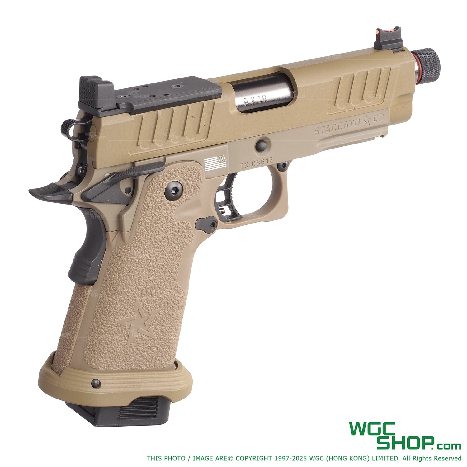 EMG X ARMY PLUS R612-5 STACCATO C2 GBB Airsoft ( Steel Parts Version )-