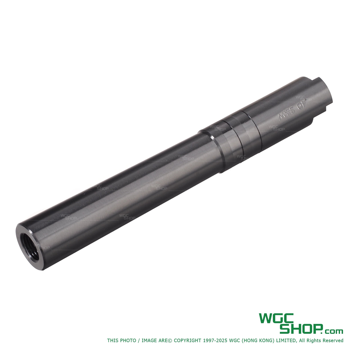 COWCOW OB1 5.1 Stainless Steel Threaded Outer Barrel for MARUI Hi-Capa 5.1 GBB ( .40 Marking )-