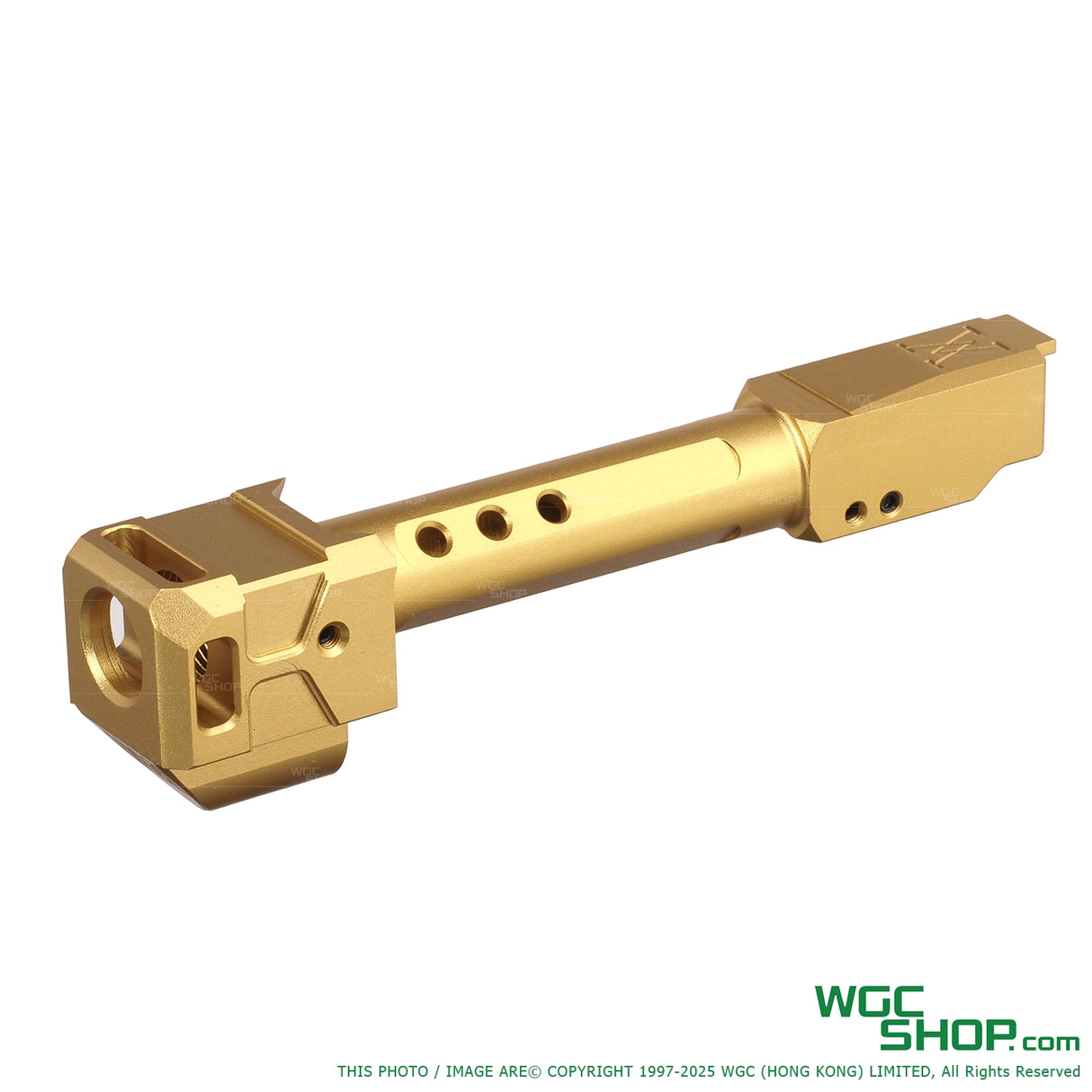 GUNDAY TP Style Aluminum Outer Barrel w/ HAED Style Compensator Type C for VFC G19 Gen5, G45, G19X, SRC G19 Gen5 MOS, GHK G45 GBB Airsoft