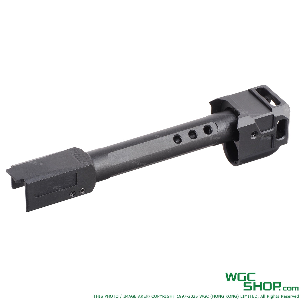 GUNDAY TP Style Aluminum Outer Barrel w/ HAED Style Compensator Type C for VFC G17 Gen5, SRC G17 Gen5 MOS GBB Airsoft