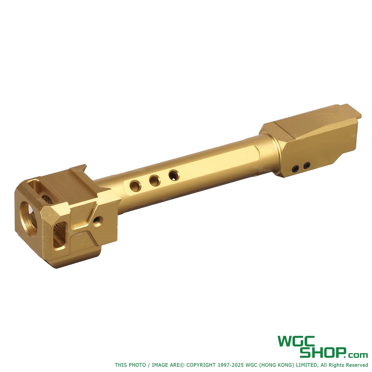 GUNDAY TP Style Aluminum Outer Barrel w/ HAED Style Compensator Type C for VFC G17 Gen5, SRC G17 Gen5 MOS GBB Airsoft