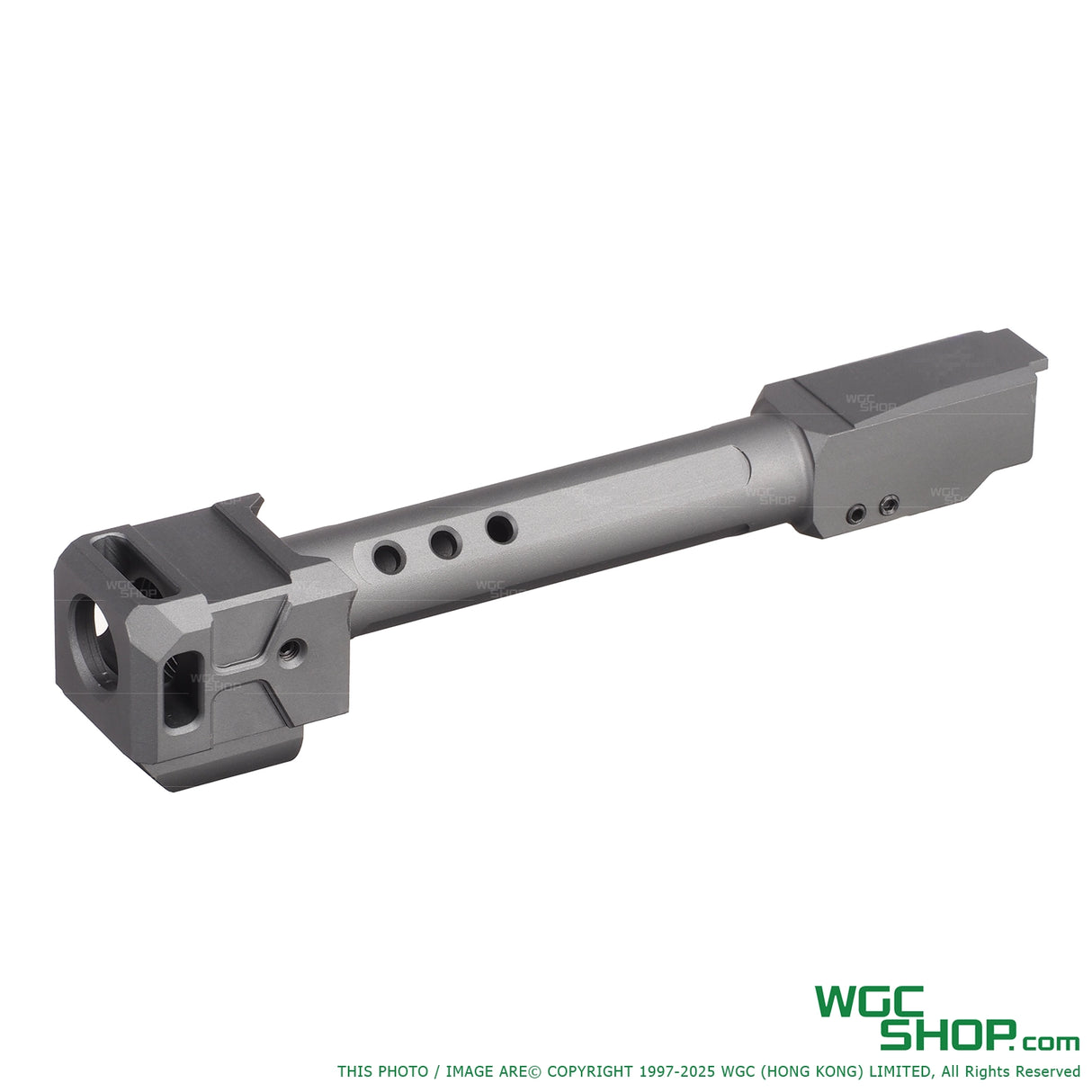 GUNDAY TP Style Aluminum Outer Barrel w/ HAED Style Compensator Type C for VFC G17 Gen5, SRC G17 Gen5 MOS GBB Airsoft