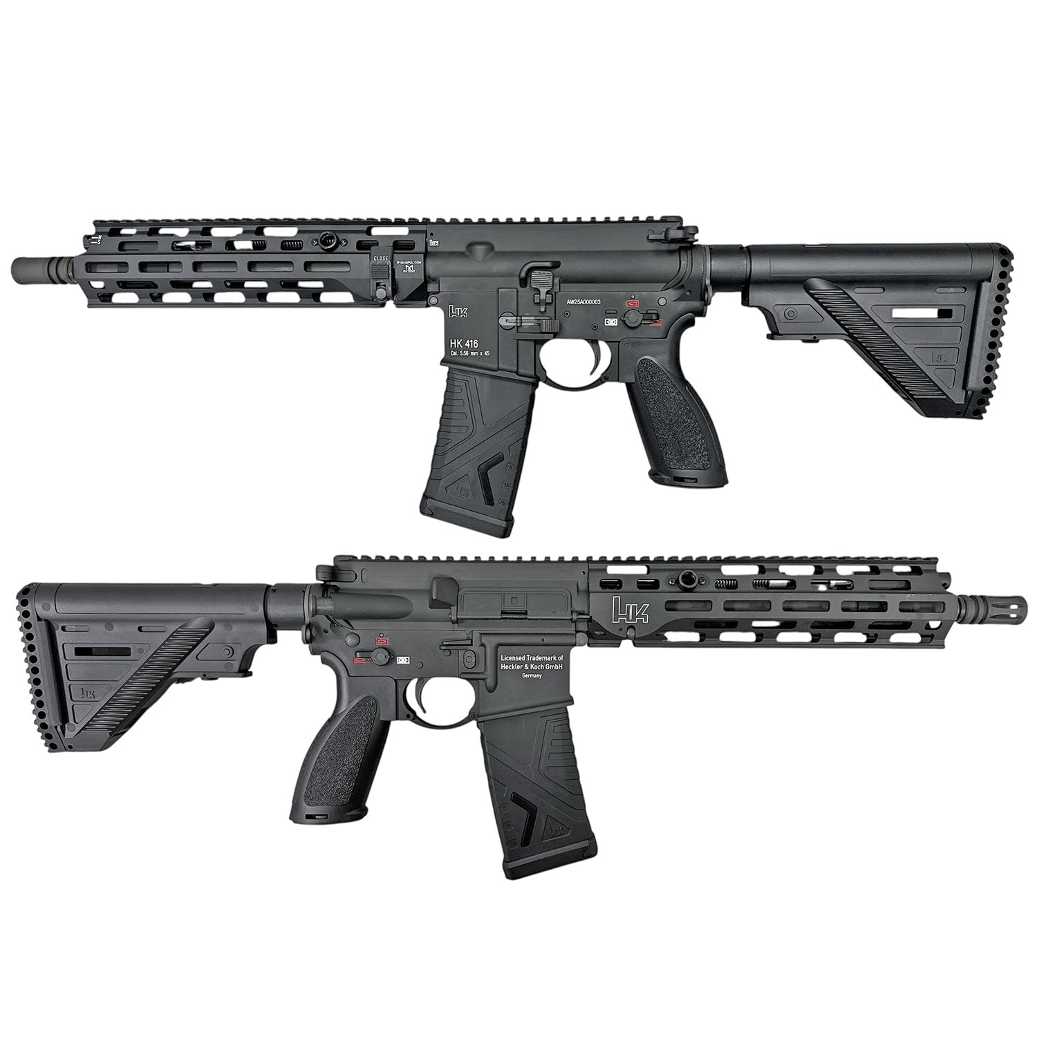 トイガン HK416A5 GBB VFC HK416A5 GBB Airsoft Rifle - Black (Umarex) Gen 3