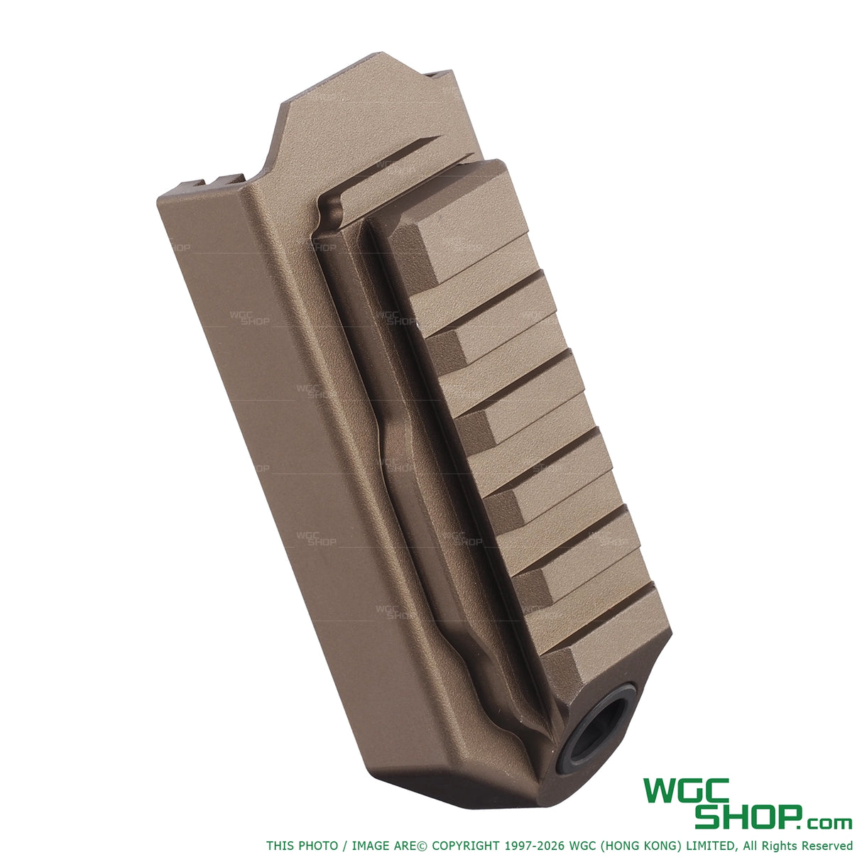 Left view of AIRSOFT ARTISAN M1913 Stock Adapter for GUNS MODIFY SCAR L GBB Airsoft - Dark Earth