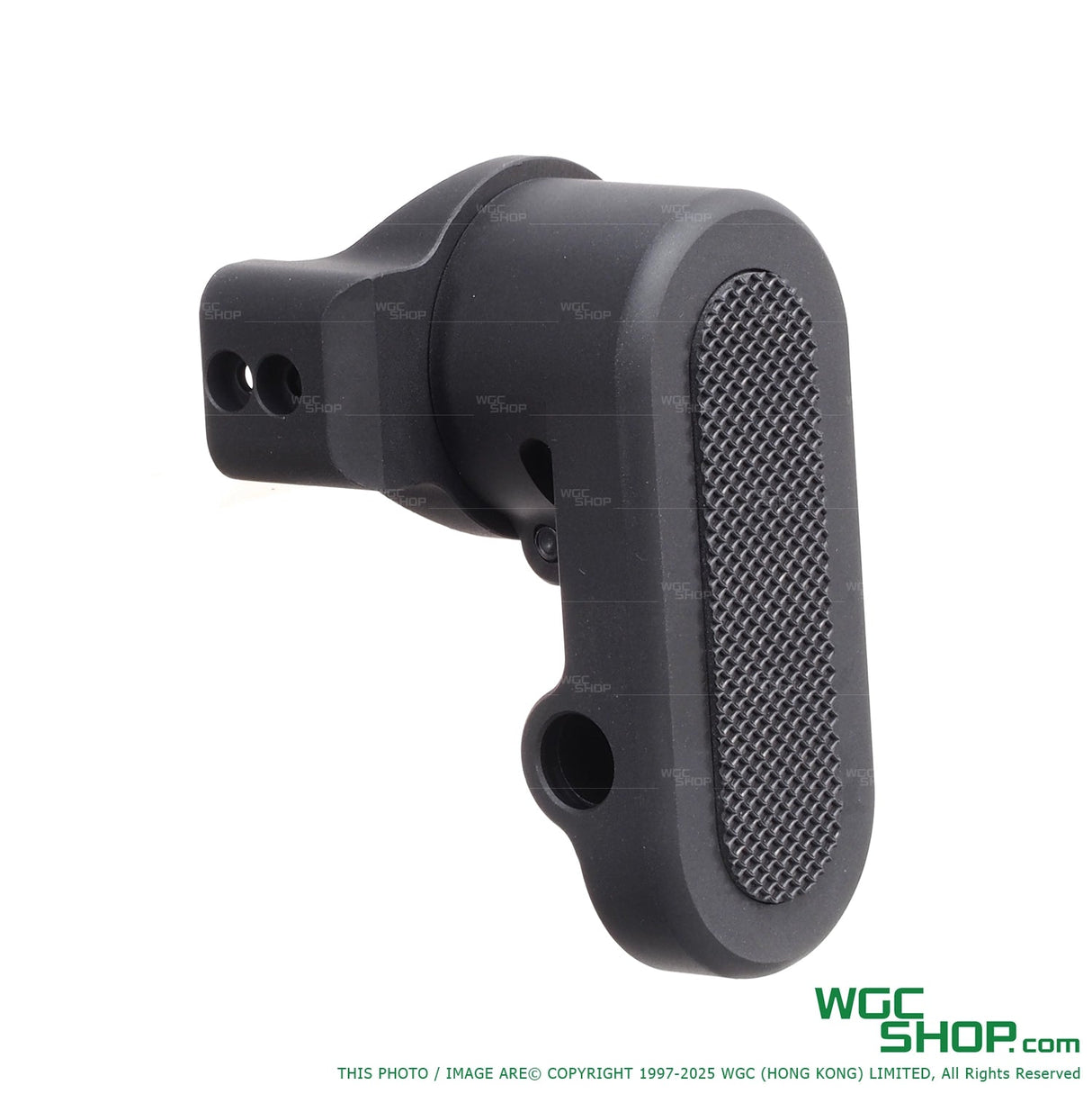 Black Airsoft Artisan stock end pad with QD sling mount for Maruyama SCW 9 GBB Airsoft gun