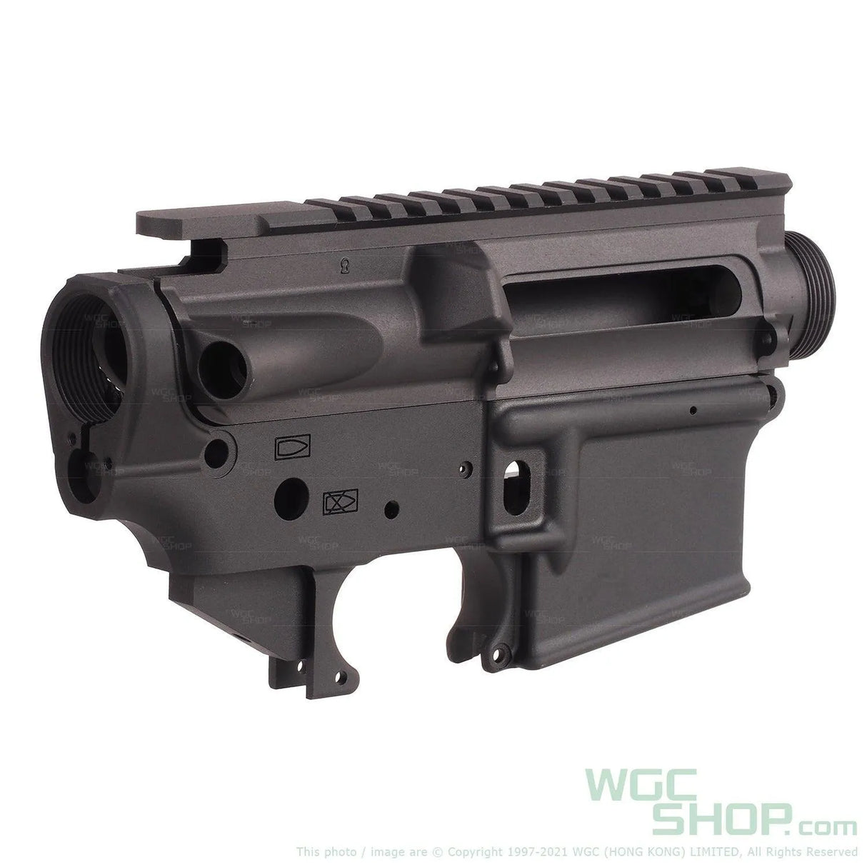 ANGRY GUN CNC Upper & Lower Receiver ( Semi Version ) for Marui M4 MWS GBBR Airsoft - WGC Shop