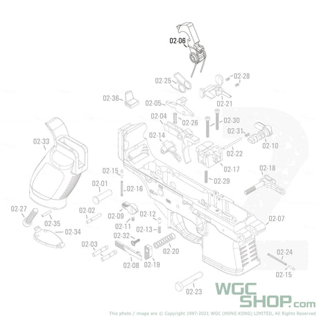 APFG Original Parts - MPX GBB Hammer Unit ( 02-06 ) - WGC Shop