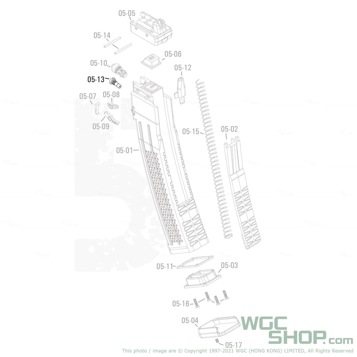 APFG Original Parts - MPX GBB Inlet Valve ( 05-13 ) - WGC Shop