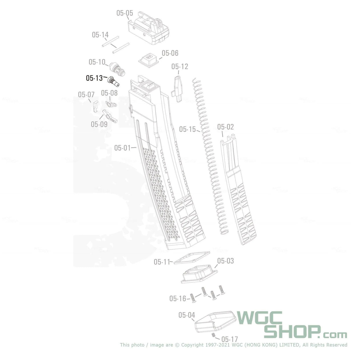 APFG Original Parts - MPX GBB Inlet Valve ( 05-13 ) - WGC Shop