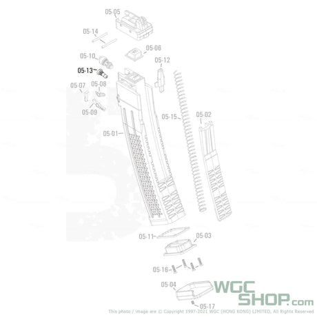 APFG Original Parts - MPX GBB Inlet Valve ( 05-13 ) - WGC Shop