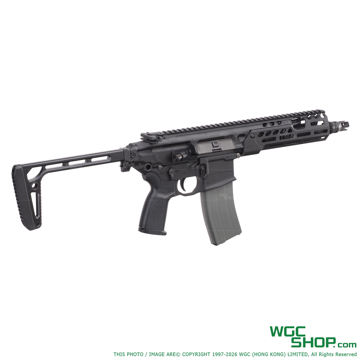 APFG S - 008BK SPEAR LT 9 Inch SBR GBB Airsoft - BLACK APFG-S-008BK - WGC Shop