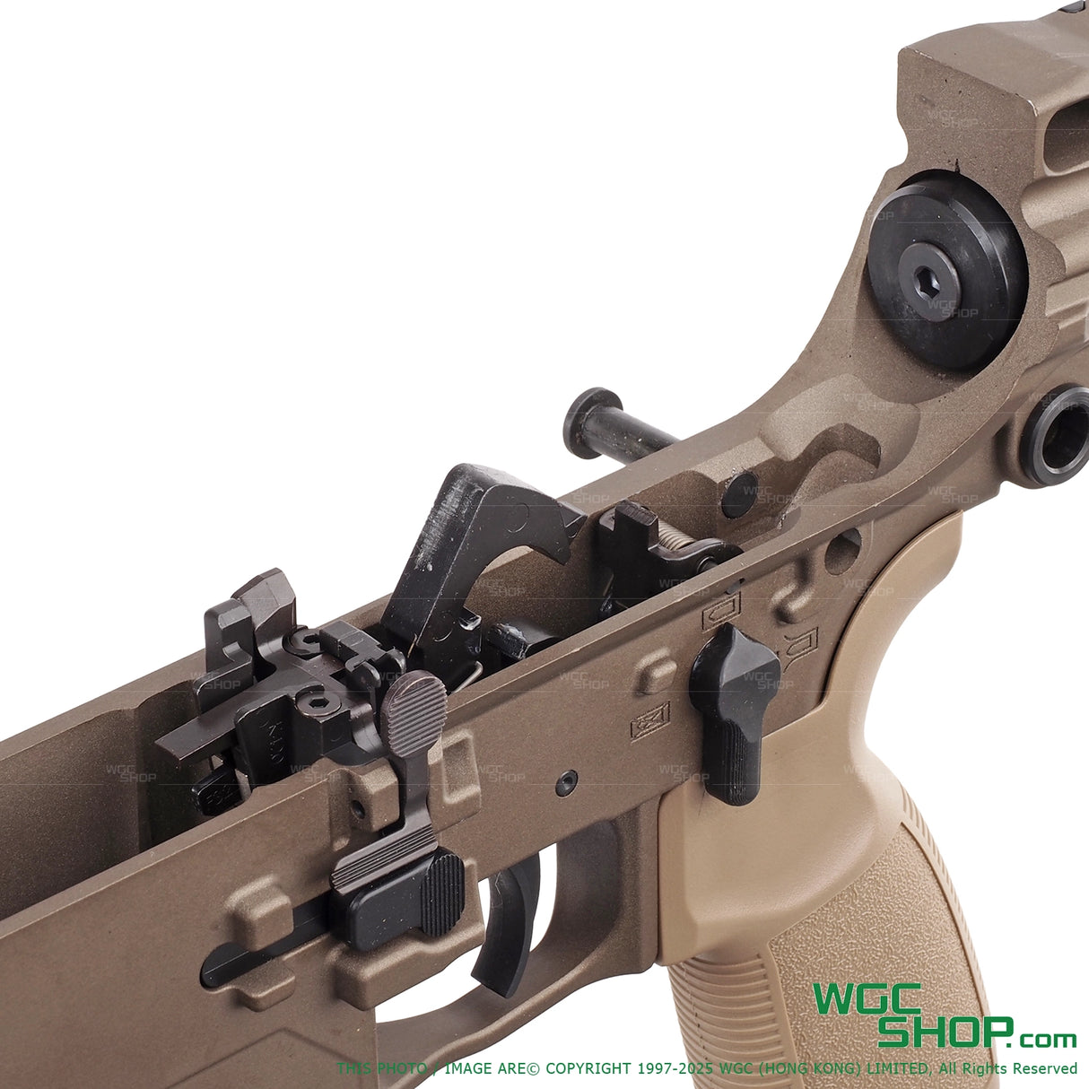 Close-up internal of APFG XM7 GBB Airsoft - WGC Shop
