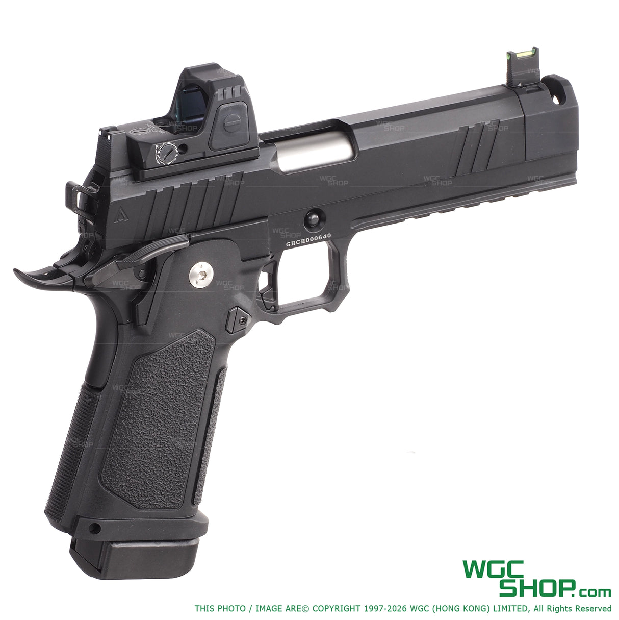 ARCTURUS Tempest 4.3" Hi - Capa GBB Airsoft Duty Grade Edition with ARS - 1 Red Dot ( Optics Ready Slide & Compensator ) Black+Tan AT-GHC-T4C-CMB-BT - WGC Shop