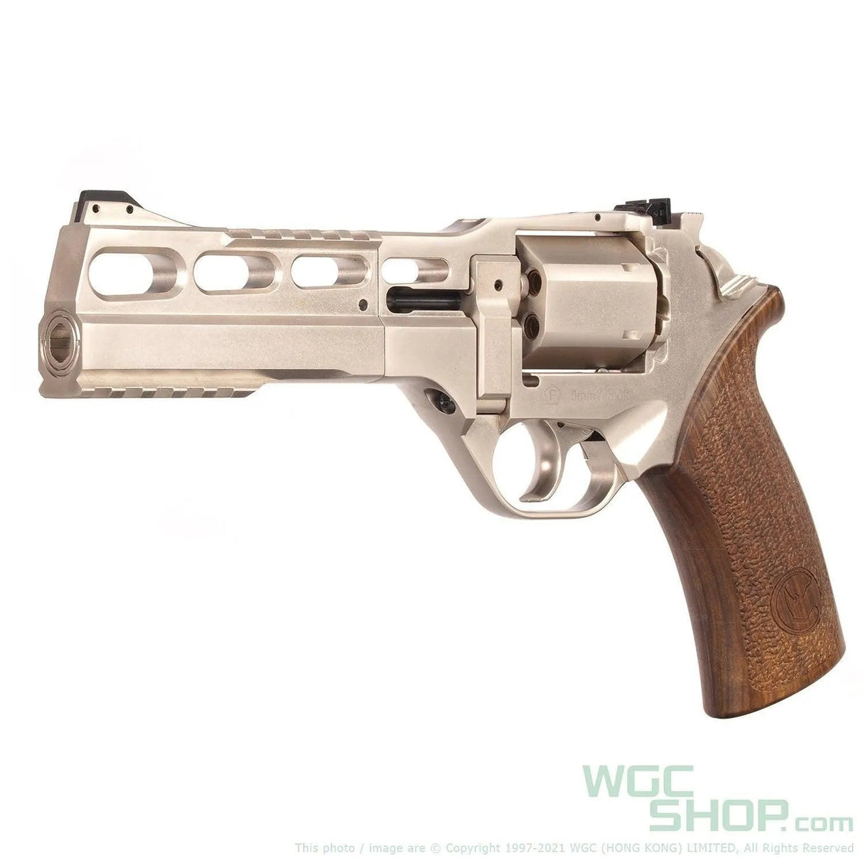 BO Chiappa Rhino 60DS CO2 Airsoft - Nickel Chrome Finish - WGC Shop