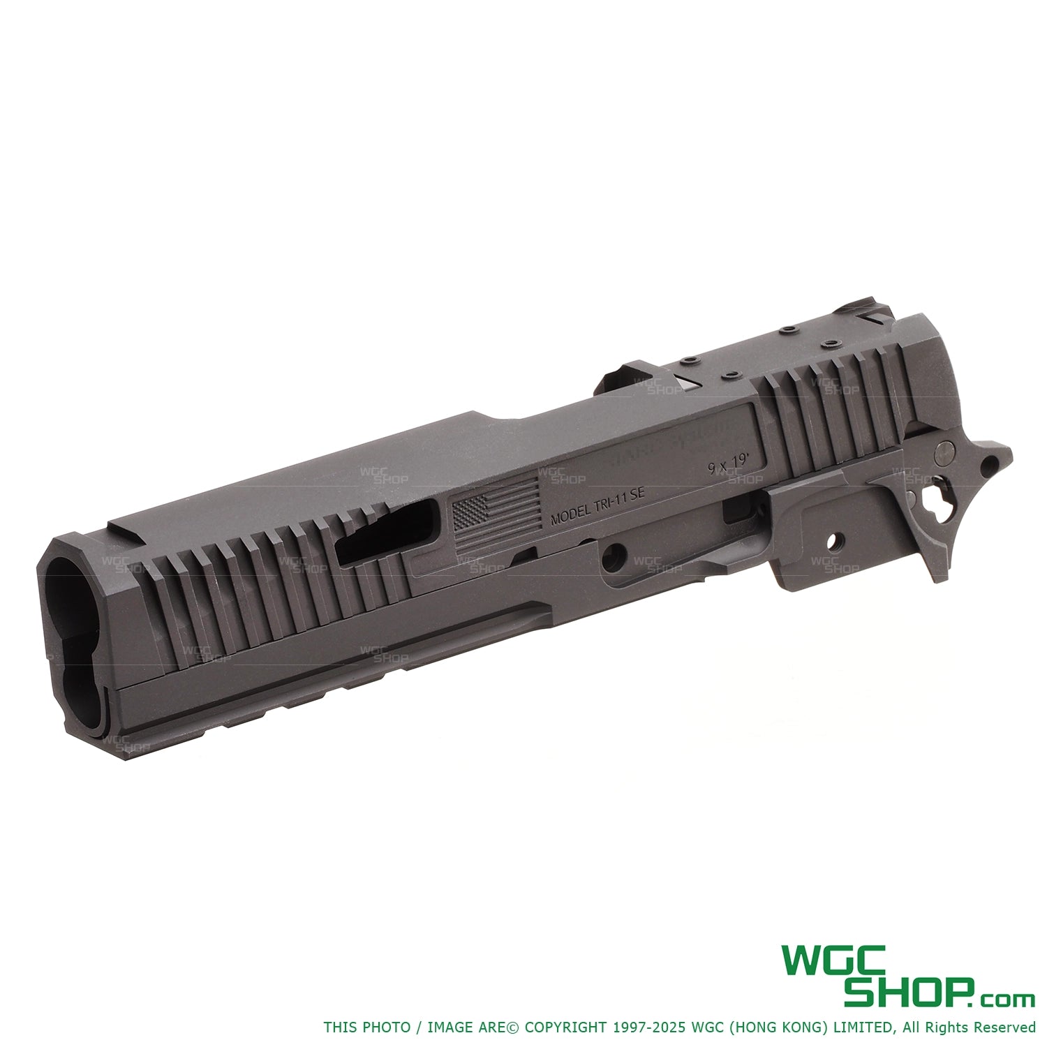Left side view grey slide for Marui Hi-Capa GBB airsoft