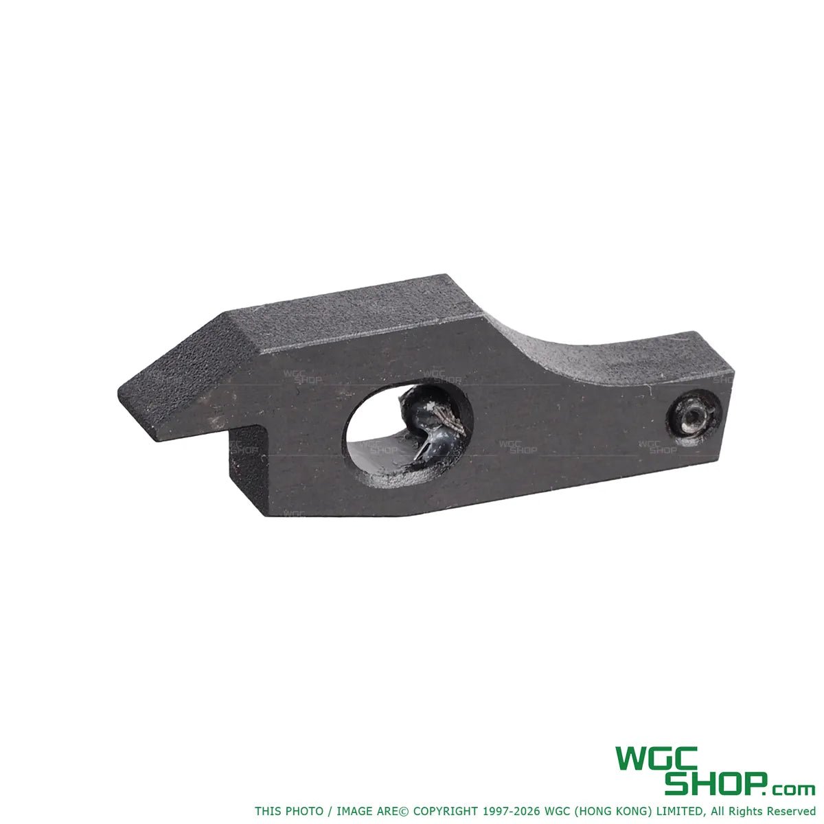 left view of BOW MASTER Steel CNC Sear for VFC MP5 / G3 / HK53 / HK33 GBB Airsoft