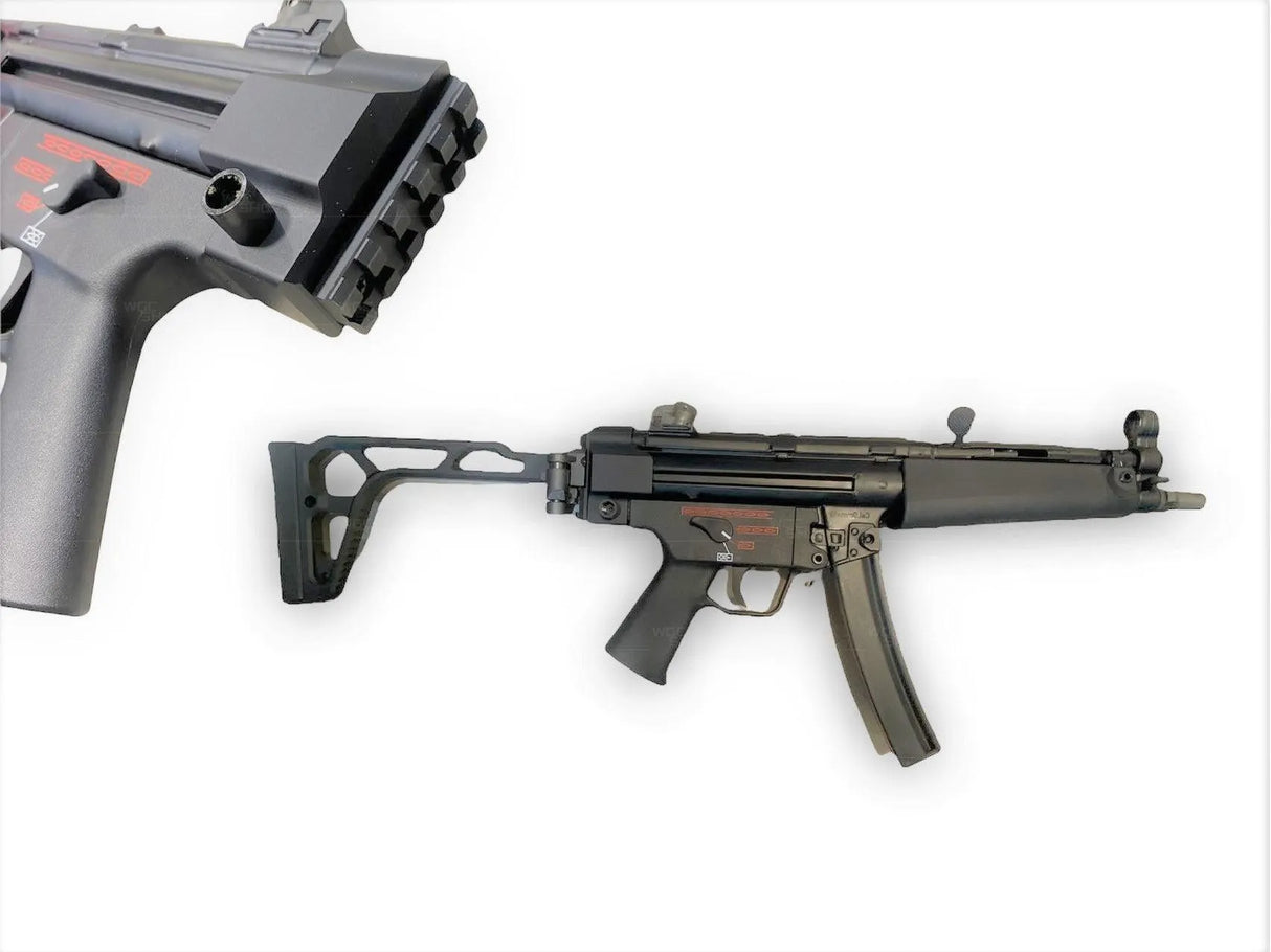 BOW MASTER x GMF CNC B Style Buttstock & Picatinny Rail M1913 20mm Stock Adapter for MP5A5 / HK53 Airsoft - WGC Shop