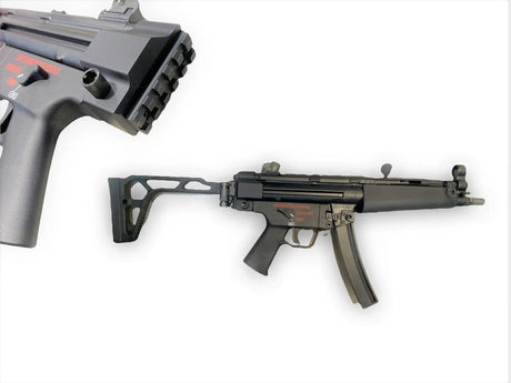 BOW MASTER x GMF CNC B Style Buttstock & Picatinny Rail M1913 20mm Stock Adapter for MP5A5 / HK53 Airsoft - WGC Shop