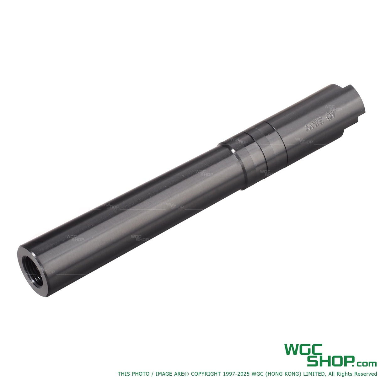 COWCOW OB1 5.1 Stainless Steel Threaded Outer Barrel for MARUI Hi-Capa 5.1 GBB ( .40 Marking )-