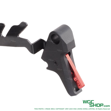 CRUSADER CNC Flat Trigger Set for PDP / PPQ / NPA GBB Airsoft - Close-Up