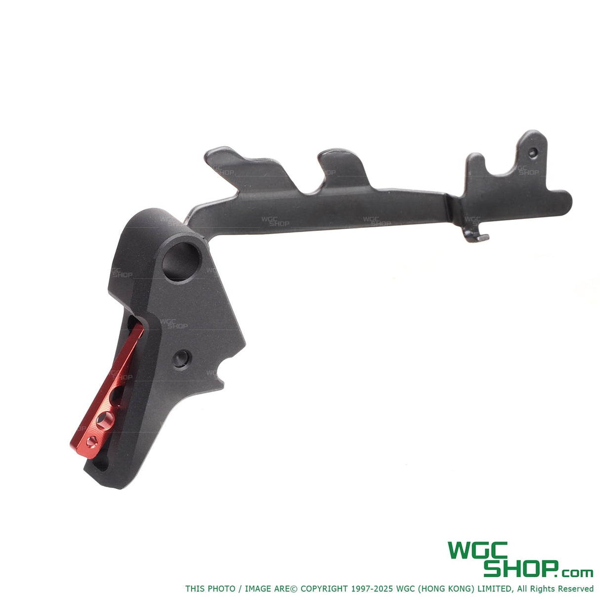 Crusader CNC flat trigger set with red lever for PDP PPQ NPA GBB airsoft pistol