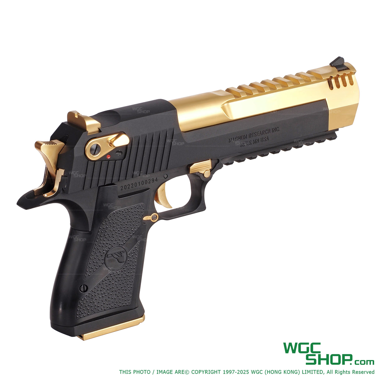 CYBERGUN / WE Desert Eagle L6.50AE GBB Airsoft - Black Gold-