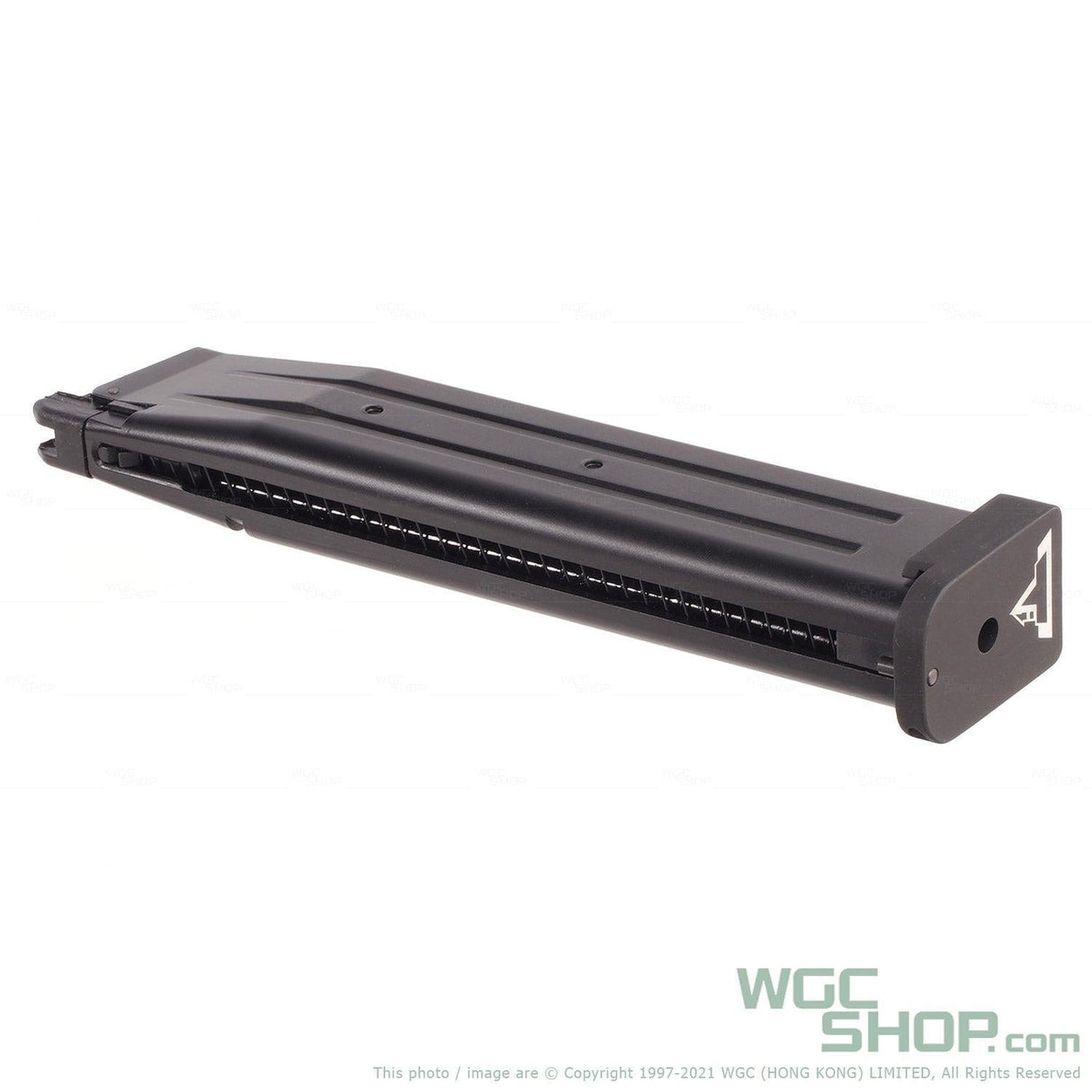 ARMY ARMAMENT TTI R601 Hi - Capa 50Rds Long Gas Magazine Black ARMY-MAG-R601-HICAPL-BK - WGC Shop