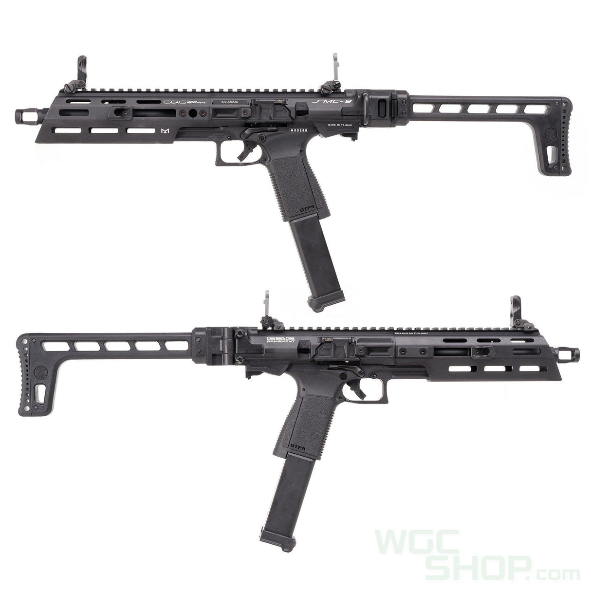 G&G SMC - 9 GBB Airsoft Black GG-GAS-SMC-9MM-BBB-ECM - WGC Shop