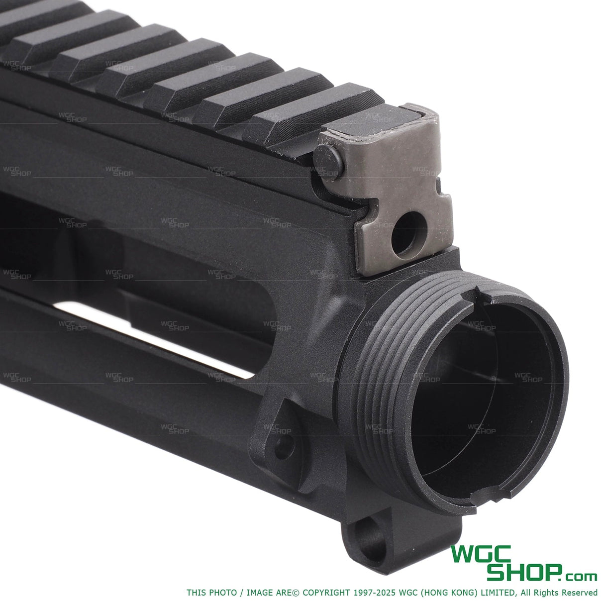 Black DNA receiver kit for T91 GBB airsoft gun with top rail and metal components