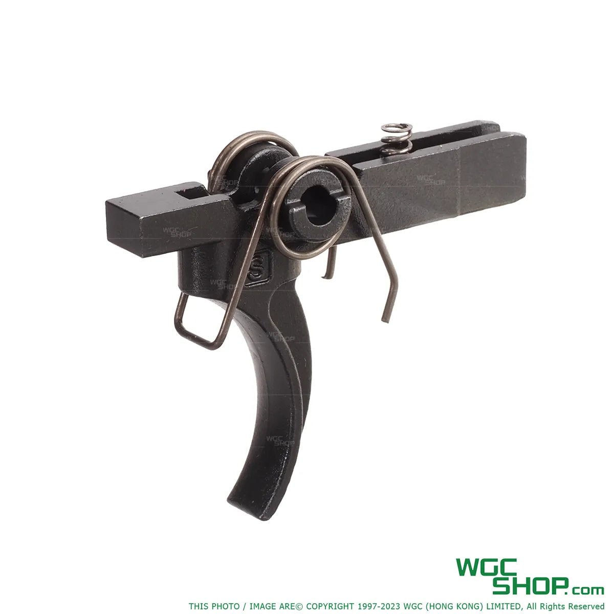 Left view of dNA Steel M4 GBB Trigger