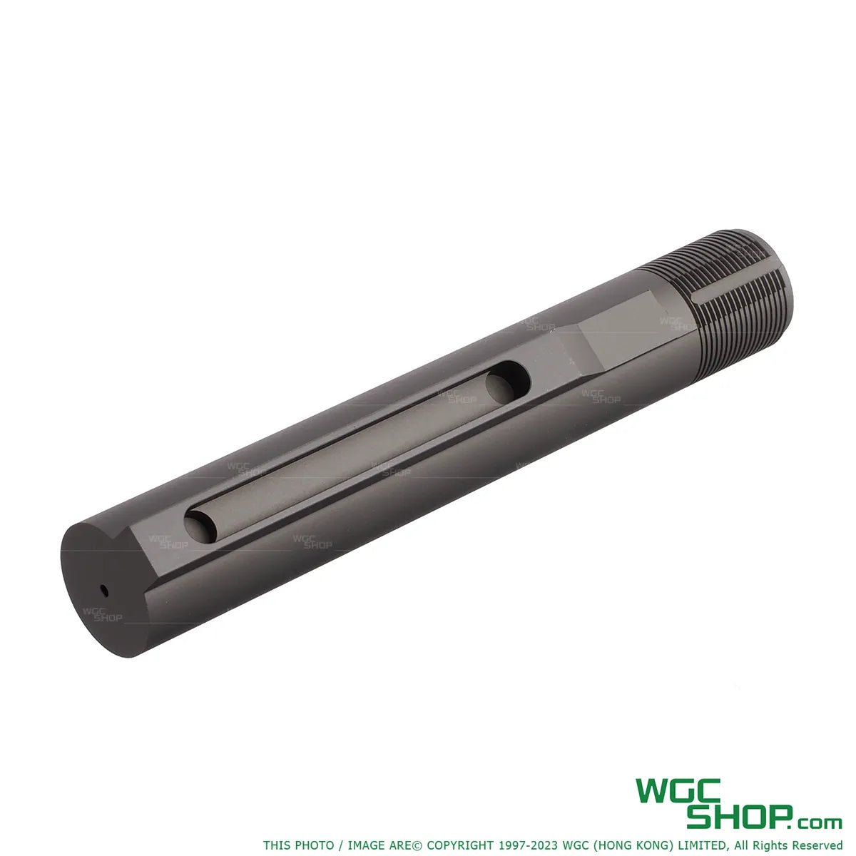 Bottom view of dNA XM177 GBB 2-Position Buffer Tube