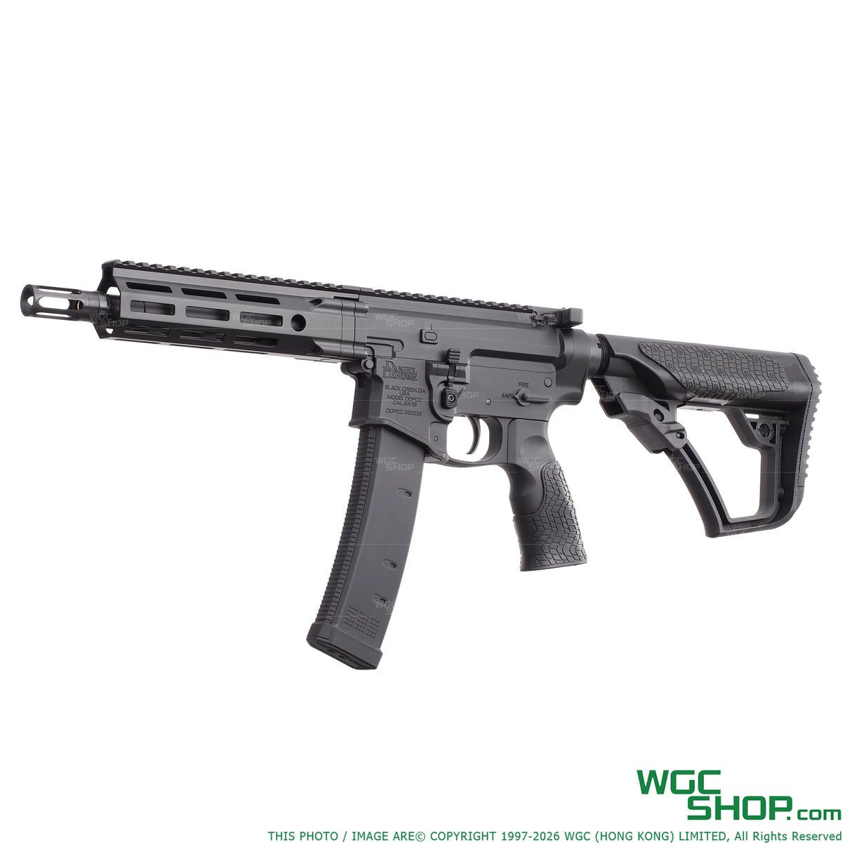 DOUBLE EAGLE DD PCC SBR GBB Airsoft - Daniel Defense Licensed DE-GBB-G105A-01-PCC-SBR - WGC Shop
