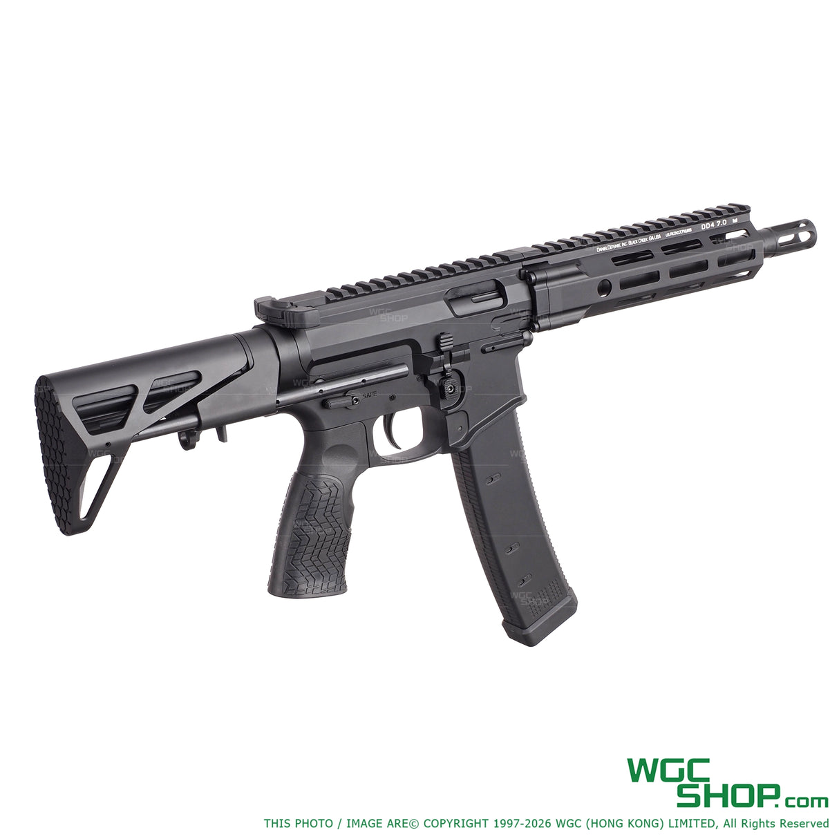 DOUBLE EAGLE DD PCC SBR Gen7 CQB GBB Airsoft - Daniel Defense Licensed DE-GBB-G105A-02-PCC-CQB - WGC Shop