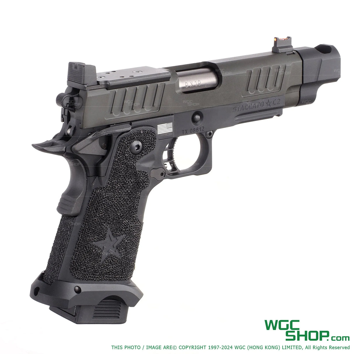 EMG / ARMY PLUS R612-4 STACCATO C2 With Comp GBB Airsoft ( Steel Parts Version ) licensed by EMG-WGC Shop