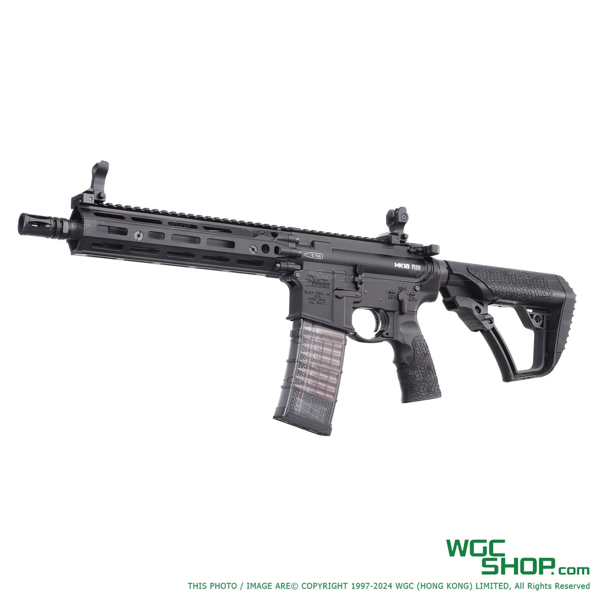 EMG / CYMA CGS DD MK18 RIII PDW GBB Airsoft ( CYMA-DD1103 )-CYMA-DD1103-BK-WGC Shop