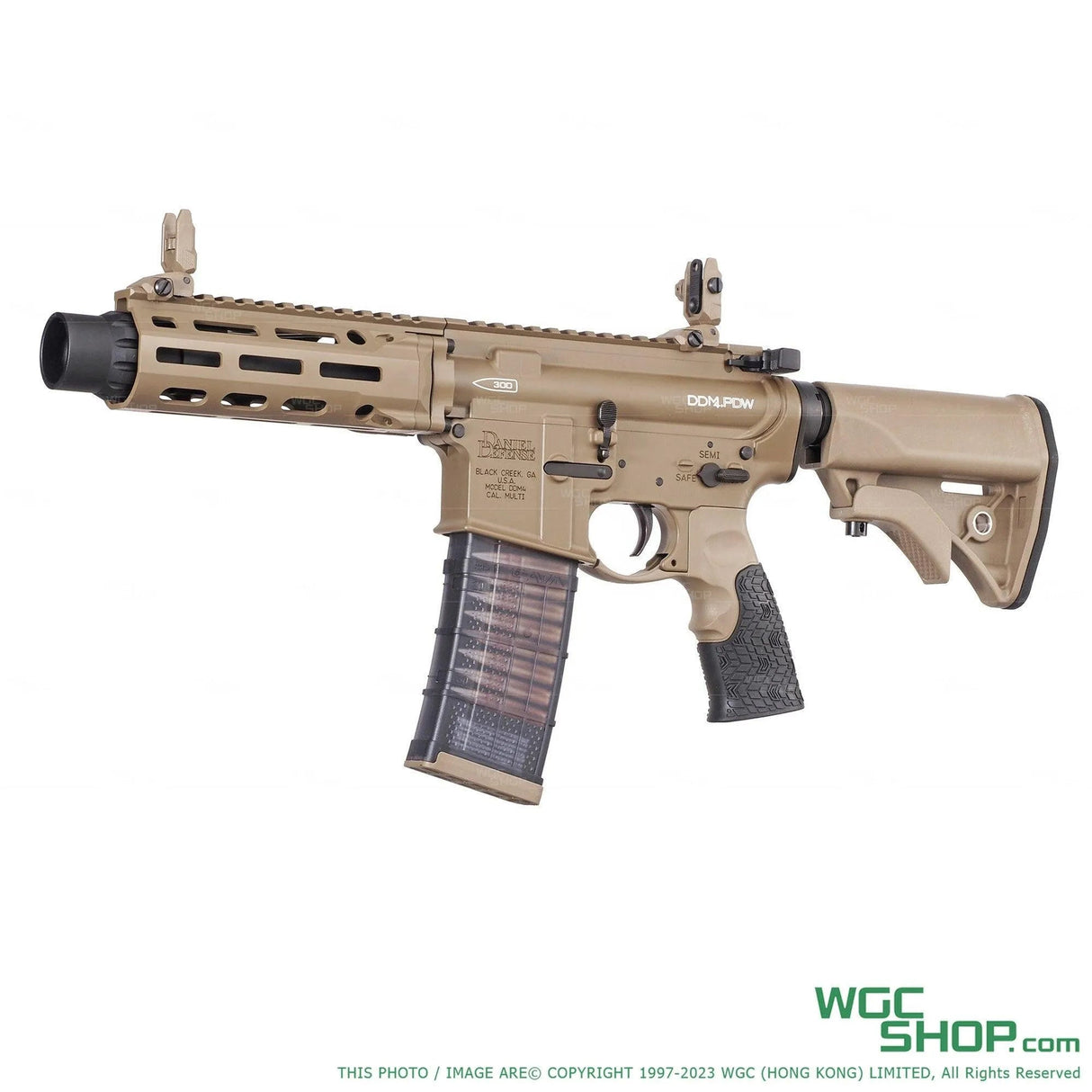 EMG / CYMA CGS DDM4 PDW GBB Airsoft ( CYMA-DD1102 )-CYMA-DD1102-FDE-WGC Shop