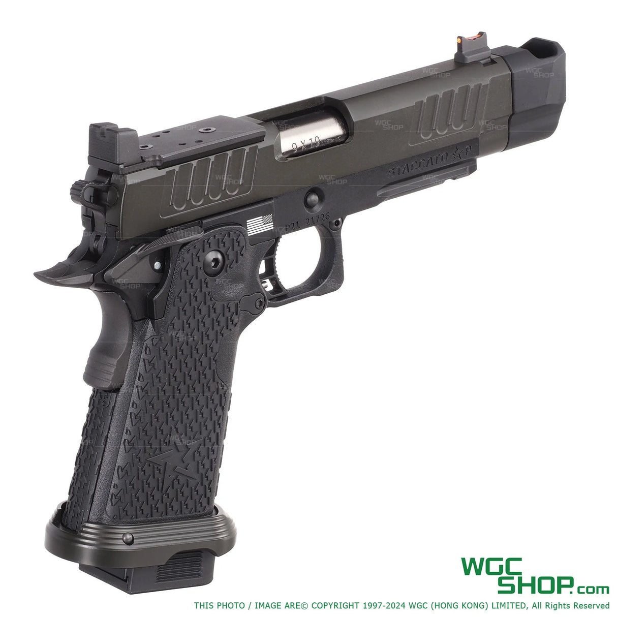 EMG STACCATO P w/ Comp GBB Airsoft ( ARMY R611-2 )-WGC Shop