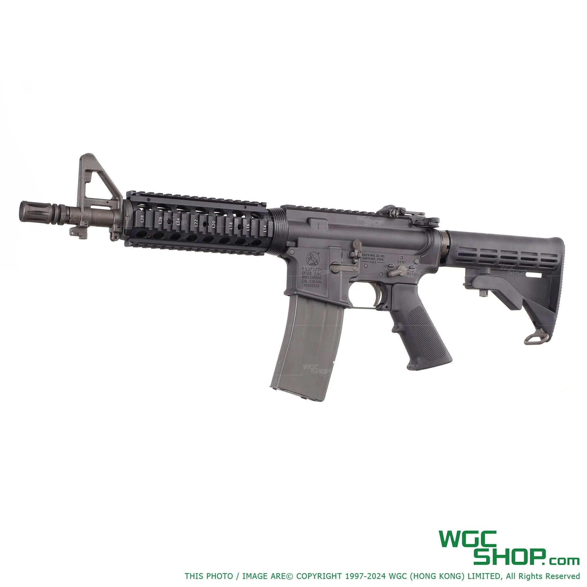 GHK Colt M4 RIS V3 GBB Airsoft ( Batch - DEC 2024 ) - WGC Shop