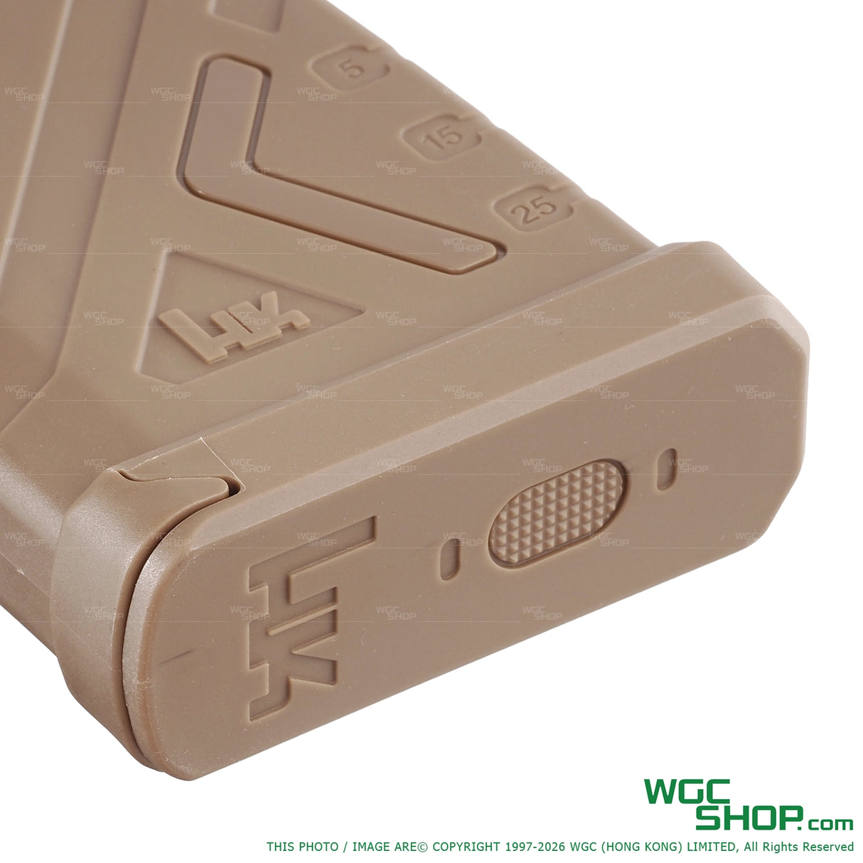 GHK HK416 32Rds Gas Airsoft Magazine - Tan GHK-HK416A5-GAS-MAG-TN - WGC Shop