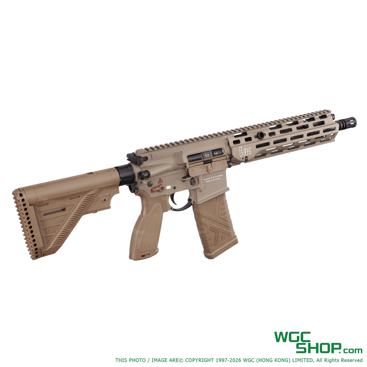 GHK HK416A5 GBB Airsoft ( Tan / Deluxe Version ) - UMAREX Licensed GHK-HK416-TAN-DX - WGC Shop