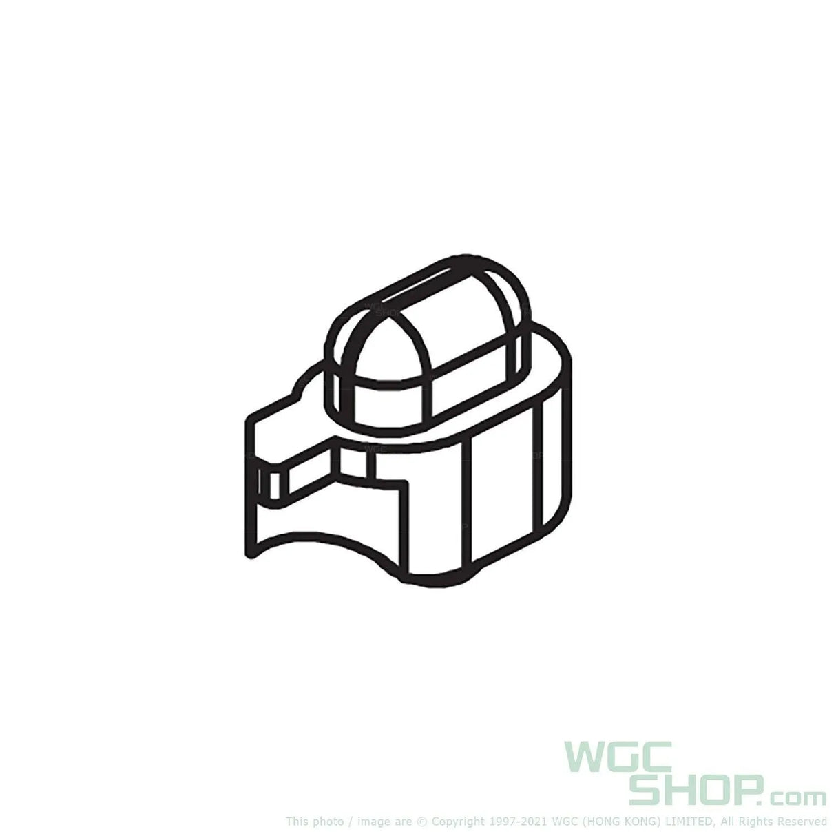 GHK Original Parts - Bottom Plate Latch for Glock G17 Gas Magazine ( G17M-02-1 ) - WGC Shop