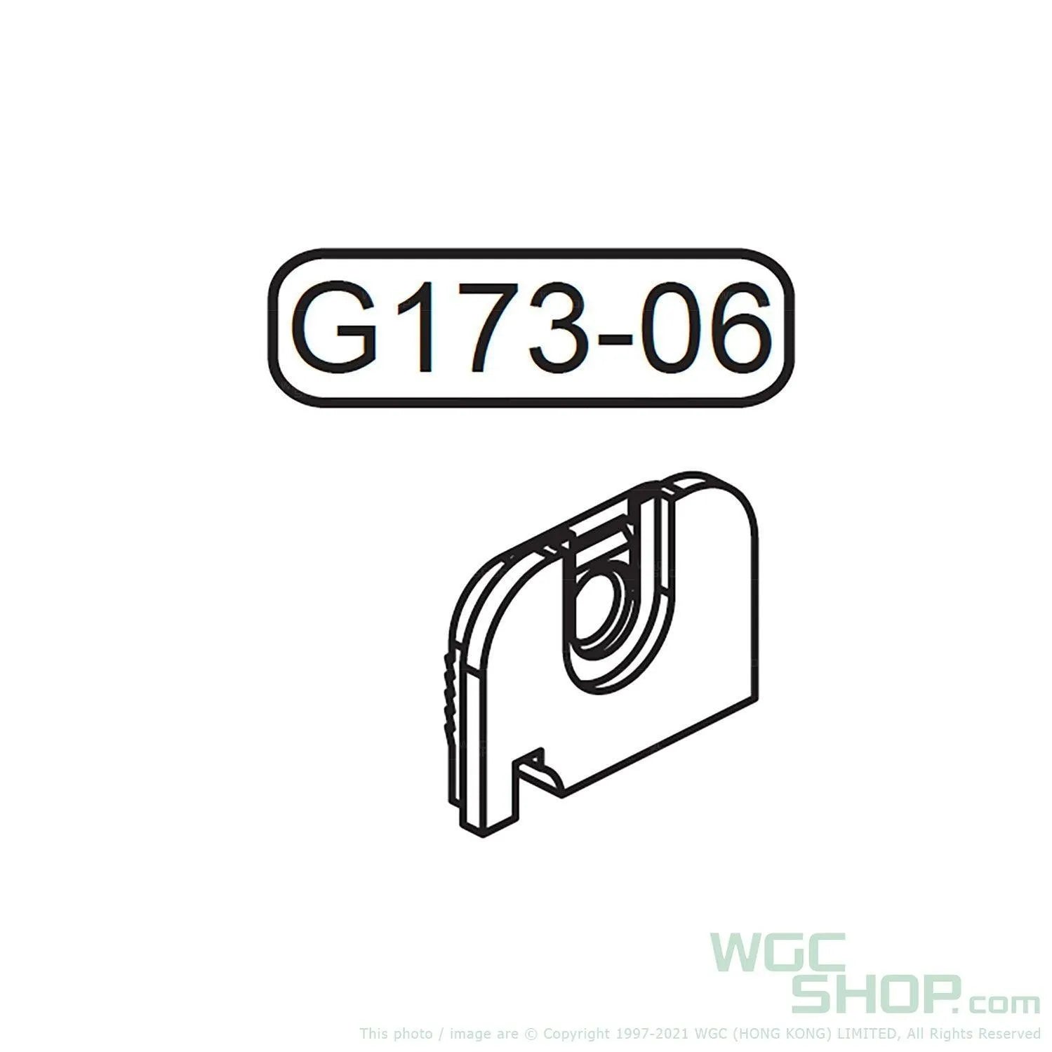 GHK Original Parts - Glock G17 Gen3 Slide Cover for GBB Airsoft ( G173-06 ) - WGC Shop