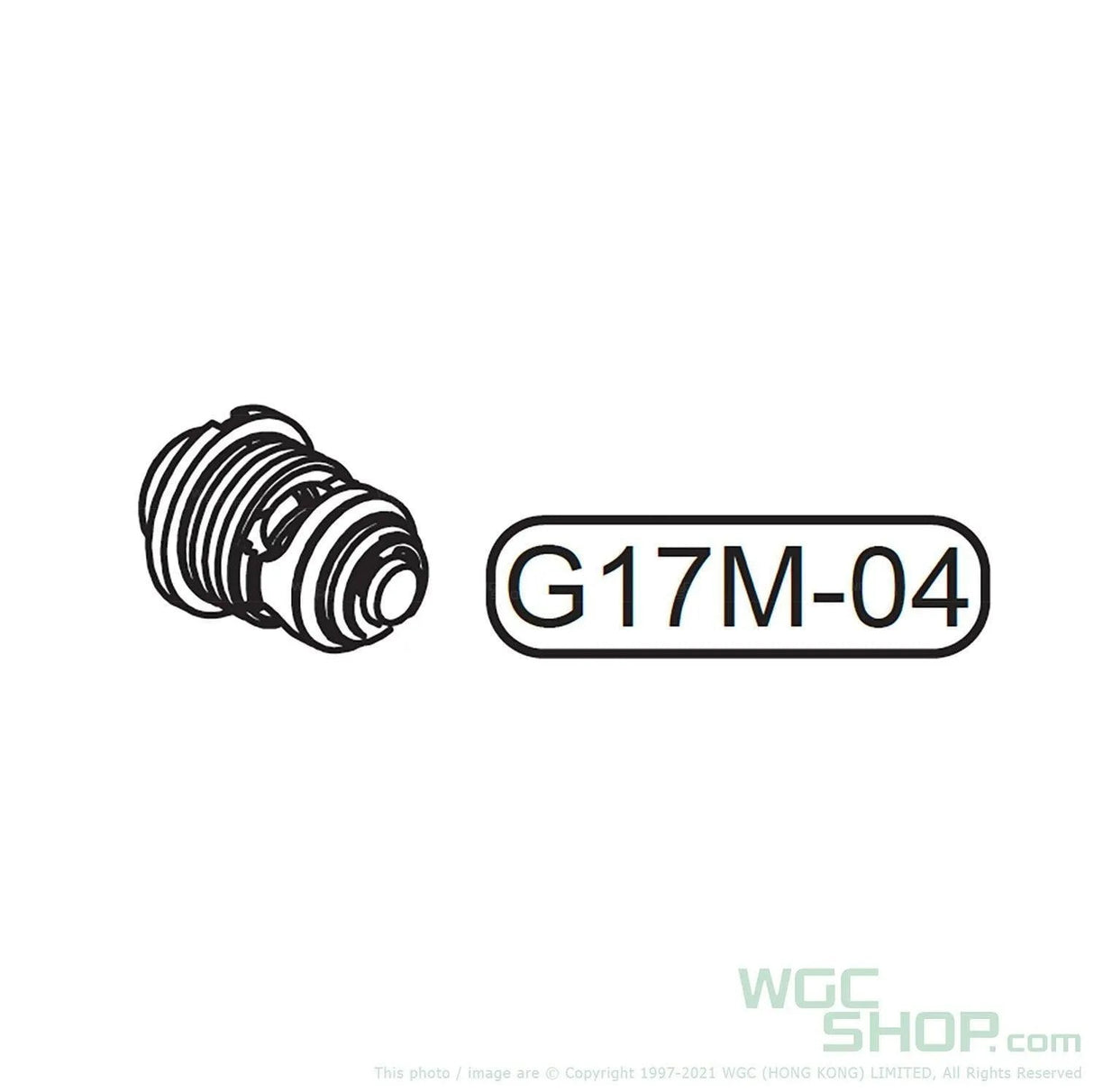 GHK Original Parts - Outlet Valve for Glock G17 Gas Magazine ( G17M - 04 ) GHK-G17M-04 - WGC Shop